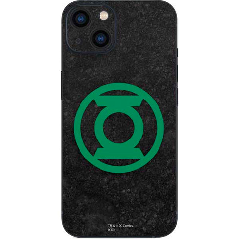 DC Comics Green Lantern Logo Black Background iPhone 14 Plus Skin